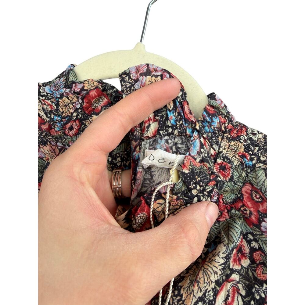 DOEN Sonoma Dress Wildberry Thicket Floral Midi M - Picture 6 of 9